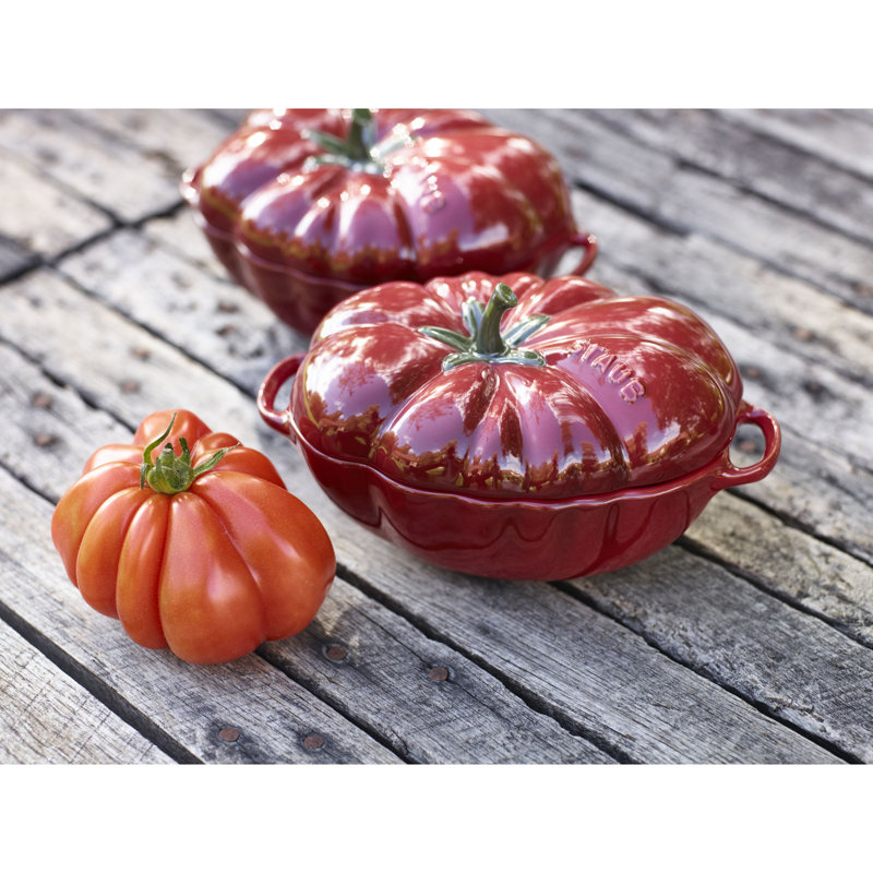 cocotteさま♡専用 Staub Ceramic 16-oz Petite Tomato Cocotte - Cherry & Reviews | Wayfair